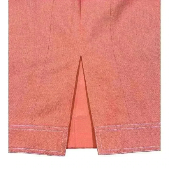 Carlisle Women's Peach A-Line Skirt With Beltloop Hem SIZE-10 - Picture 5 of 8